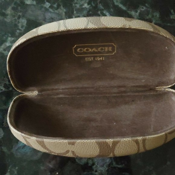 Coach HC 5048 Olivia 9165 satin dark brown /shiny gold eyeglasses 52-15-135 w/c - Picture 8 of 9